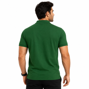 Vente en gros de chemises personnalisées vertes |   Uniforme d'entreprise 100% coton OEM ODM pour |   Vêtements de travail à séchage rapide avec logo brodé pour le golf - Product Image 4