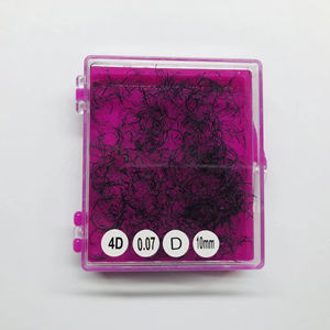 Cils coréens préfabriqués 2D 3D 4D 5D 6D 8D 10D, faux cils thermocollés, éventails de volume russe avec courbure D/C de 0,07 mm, cils de 6 à 20 mm - Product Image 1