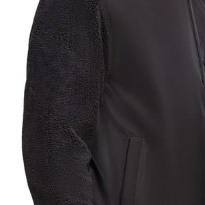 Chaqueta Varsity Negra para Hombre, Chaqueta Letterman de Béisbol con Botones a Presión, Cuello y Puños Acanalados, Ropa Casual Urbana, Fabricante de Logotipos Personalizados - Product Image 5