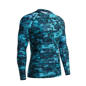 2026 Customized New Arrival <b>Compression</b> Fitness <b>Shirt</b> Rash Guard UPF50+ Eco-Friendly Spandex/Polyester Oem Wholesale High - Product Image 2