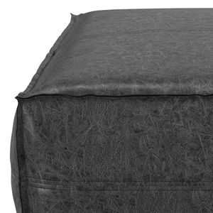 Pouf e Sgabelli Ottomani Brody Extra Large in Nero Invecchiato - Product Image 4
