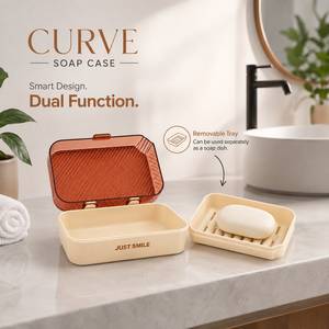 Porte-savon en plastique Reliance, style classique, durable, antidérapant, avec couvercle, plusieurs couleurs, facile à nettoyer, pour la salle de bain - Product Image 6