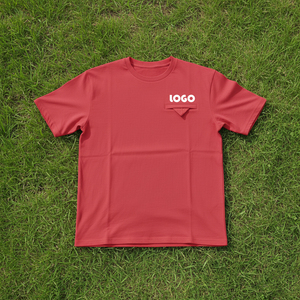 เสื้อยืดแขนสั้นโอเวอร์ไซส์ผู้ชาย พิมพ์โลโก้ด้านหน้าตามสั่ง - ผ้าฝ้าย 100% สไตล์วินเทจ ระบายอากาศได้ดีและเป็นมิตรกับสิ่งแวดล้อม - Product Image 1