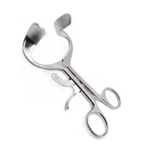 Écarteur buccal 14 cm, manuel, léger, en acier inoxydable, instrument chirurgical, prise précise, manipulation confortable, certifié MOL - Product Image 5