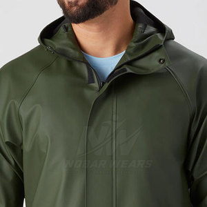 <b>Men</b> <b>Rain</b> <b>Jackets</b> <b>Lightweight</b> Waterproof Breathable Outdoor Fishing Camping Hiking Wind Resistant Utility Wear - Product Image 5