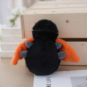 2026 Hot Sale Mini Insect Spider Caterpillar Ladybug Snail Moth Plush <b>Light</b> Keychain Cute Stuffed Animal Toy Pendant <b>Keyring</b> - Product Image 3