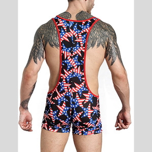 Best Price Breathable Unisex Wrestling <b>Singlet</b> Online Sale New Arrival <b>Men</b> Wrestling <b>Singlet</b> - Product Image 2