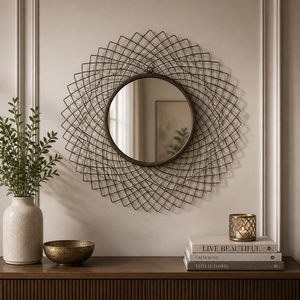 Handcrafted Aluminum Turtle Design <b>Mirror</b> Frame With Antique Finish Coastal Wall Decor For Home With Durable Artistic - Product Image 5