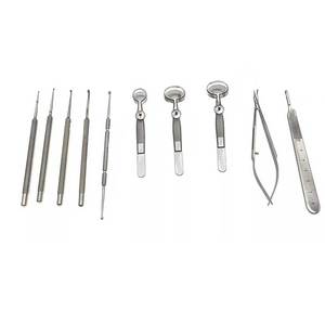Juego de curetas para calazión, kit de instrumentos quirúrgicos oftálmicos de acero inoxidable - Product Image 2