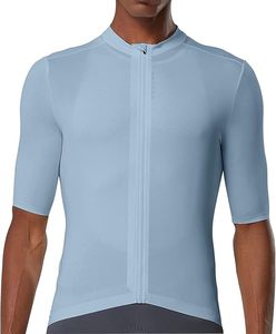 เสื้อจักรยานแขนกุดสีฟ้าอ่อนสำหรับผู้ชาย TRIBON SPORTS แบบไม่มีปก ซิปด้านหน้า สะท้อนแสง ระบายอากาศได้ดี ผลิตจากโพลีเอสเตอร์ 100% สไตล์สปอร์ต - Product Image 6