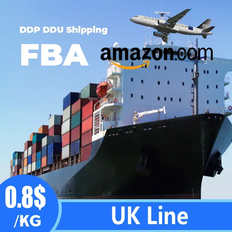 UK Line DDP Fba Envío Puerta a puerta Servicio de logística Transporte marítimo Inglaterra