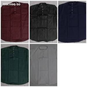 Best Fabric Cotton with Soild Full-Sleeve Short-<b>Kurta</b> Collection Manufacturer from India Online Shopping India - Product Image 6