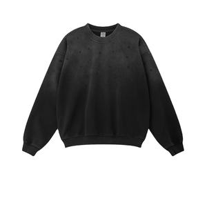 Venta al por mayor 100% algodón invierno pesado Sudadera con capucha de gran tamaño para los hombres con impresión digital personalizada y sudadera 2026 - Product Image 4