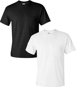 Customized Color Customized Logo Short Sleeve Unisex 200 GSM Heavy Cotton Breathable <b>Mens</b> <b>V</b> <b>Neck</b> T Shirt - Product Image 5