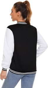 Customized College-style Jacket Baseball Shirt / School Uniform <b>Coat</b> Buttoned <b>Long</b>-sleeved Adult Fashion <b>Coat</b> Varsity Jacket - Product Image 3