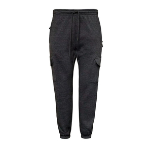 Pantalon de jogging ajusté personnalisé avec logo en strass, séchage rapide, pour la gym et le jogging, avec poches cargo – Meilleur prix, vente en gros - Product Image 1