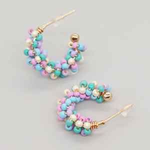 Pendientes de Resina Hechos a Mano con Cuentas para Mujer, Joyería Artesanal, Accesorios de Moda, Calidad de Exportación al por Mayor, Modelo TCE 0012 - Product Image 4