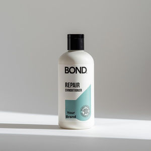 Acondicionador Reparador de Enlaces en Botella Ámbar Oscuro al por Mayor, Dispensador con Bomba, Fórmula Alisadora para el Cabello con Calidad de Salón, 200 ml - Product Image 3