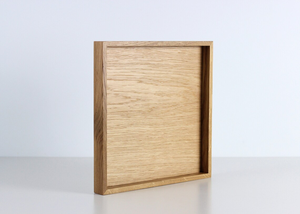 Bandeja de Servir de Madera con Borde Ancho y Elevado, Plato Minimalista para Presentación de Alimentos, Organizador para Mesa de Comedor, Café, Té y Desayuno - Product Image 5