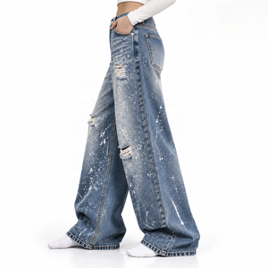 <b>Women</b> High Rise Jeans Supplier Rigid Denim Private Label for Casual Clothing Brands <b>S</b>-XL Factory Direct - Product Image 5