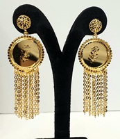 Nuevo Conjunto de Collar Largo Chapado en Oro de 24K con Aretes y Anillo, Colección Árabe, Regalos Finos para Mujer para Compromiso, Aniversario o Fiesta
