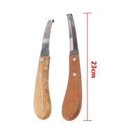 Coupe-ongles pour bétail, chevaux, chèvres, vaches, moutons, porcs – Couteau à ongles pour animaux droitier/gaucher – Outils vétérinaires pour la coupe des pattes des animaux