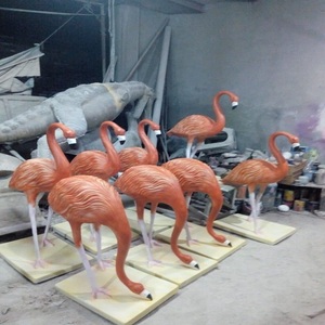 Estatuas de Cisnes de Madera para Decoración de Exteriores, Shobha Jain Impex, Hechas en Delhi, India, Decoración de Interiores - Product Image 1