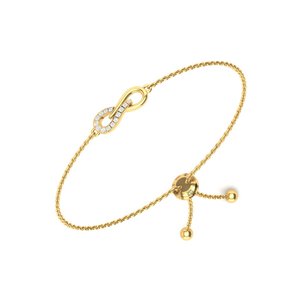Bracelet à breloques en chaîne fine pour femmes, bijoux de poignet réglables, accessoire de mode, cadeau pour anniversaire, mariage - Product Image 3