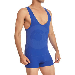 Tenue de lutte en tissu doux à prix de gros, idéale pour la gymnastique et la compétition, offrant une grande liberté de mouvement - Product Image 3