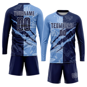 Camisetas Deportivas Transpirables de Poliéster con Estampado por Transferencia de Calor, Logotipo Personalizado, Nombre del Equipo, Número del Jugador, Uniforme de Fútbol, Uniforme del Club - Product Image 1