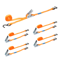 Sangle d'arrimage à cliquet de 1 pouce American Standard avec crochet en S pour une fixation sûre