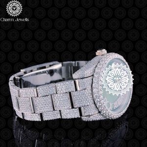 Charm_Jewells Luxury Stainless Steel <b>Watch</b> 38mm Round Dial Sapphire Crystal Quartz Movement Women Fashion Design - Product Image 3