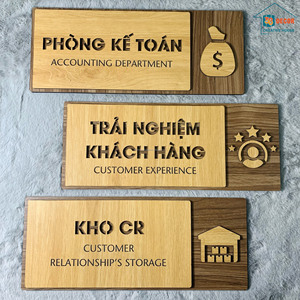 VIFARMEX Wooden Pull <b>Push</b> <b>Door</b> <b>Signs</b> Various Shapes Minimalist Rustic Art Design Commercial & Home Decor Birthday 2Pcs - Product Image 5