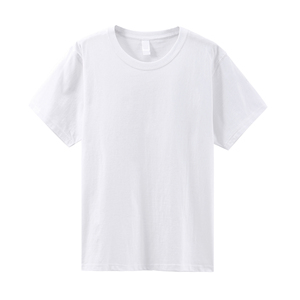 Camiseta Deportiva de Manga Corta al por Mayor de Alta Calidad, Camiseta Blanca de Algodón Grueso de 250 g/m² - Product Image 5