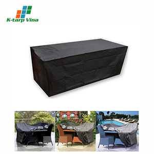 Waterproof PE Tarpaulin Outdoor Furniture Cover with Custom Size and Design - Product Image 6