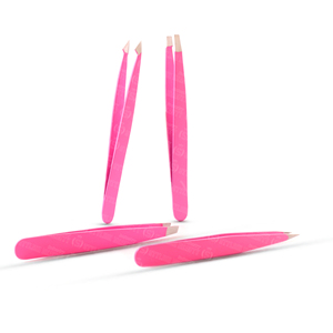 Pinzas Profesionales para Cejas de Acero Inoxidable, Punta Inclinada, Ecológicas, Antiestáticas, Duraderas, con Recubrimiento de Color, para Eliminar Vello Suelto - Product Image 5