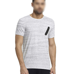 T-shirts tricotés 100 % coton pour hommes, couleur unie, qualité supérieure, prix usine, personnalisables, meilleur fournisseur, tendance 2026 - Product Image 1