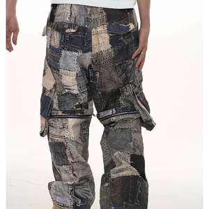 ผู้ผลิต OEM กางเกงคาร์โก้ผ้าแคนวาสทรงตรงแบบสบายๆ หลายกระเป๋า เอวสูง ทรงปกติ เป็นมิตรกับสิ่งแวดล้อม น้ำหนักเบา ระบายอากาศได้ดี แห้งเร็ว - Product Image 4