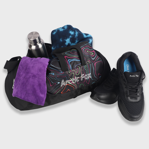 กระเป๋าเดินทาง Arctic Fox E Barrel Duffle Bag ดีไซน์ทันสมัย วัสดุไนลอนและโพลีเอสเตอร์ ซับในทนทาน ปิดด้วยซิป เหมาะสำหรับการเดินทางและการใช้งานในชีวิตประจำวัน - Product Image 2