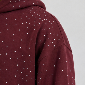 Wholesale Price 100% Cotton <b>Rhinestone</b> Winter <b>Hoodies</b> Design Your Own Men <b>Rhinestone</b> <b>Hoodies</b> With Customizations - Product Image 4