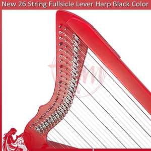 Harpe entièrement personnalisable, best-seller, instruments de musique de qualité supérieure, personnalisation de marque, harpe Fullsicle, faible MOQ - Product Image 4