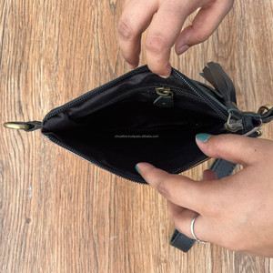 Nueva cartera cruzada de moda occidental de lujo de tamaño pequeño para mujer, bolso de mensajero de hombro de piel de vaca de nailon con Logo de cuero, regalo - Product Image 6