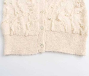 Cárdigan Transpirable con Cuello en V para Hombre, con Botones de Perla, Patrón de Diamantes Tejidos, Suéter de Lujo para la Noche, Ropa de Punto para Europa - Product Image 5