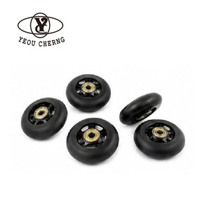 Durable 76x24mm PU Mobility Scooter Wheel Replacement for Foldable <b>Disabled</b> Rehabilitation Pedal Scooter Medical Equipment Parts - Product Image 1