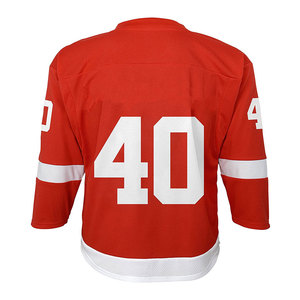 Maillot de hockey sur glace en sublimation, coton/polyester, confortable, broderie, unisexe, adultes, maillot de hockey sur glace en sublimation - Product Image 4