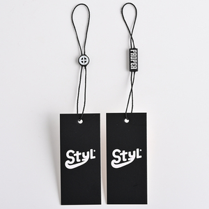 OEM 2026 Luxury Custom Logo Clothing Hang <b>Tag</b> Garment <b>Clothes</b> T Shirt Shoe Paper Labels Hang <b>Tags</b> for Apparel - Product Image 1