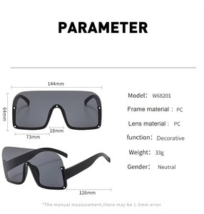 Customized <b>Square</b> <b>Sunglasses</b> Personalized Fashion Trend Sun Protection <b>Sunglasses</b> for Women 2025 - Product Image 5