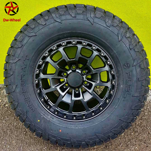 Jantes forgées noires personnalisées DW en maille mate 17 18 20 22 pouces 6x139.7 6x135 Beadlock, adaptées à la Toyota Tacoma <span class=keywords><strong>4x4</strong></span> - Product Image 5