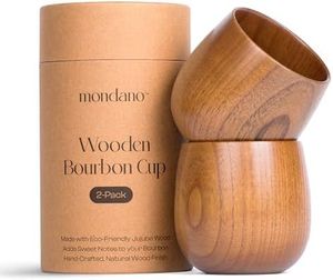 Vaso de madera hecho a mano para beber Bourbon – Acabado premium |   Suministro al por Mayor de Fábrica - Product Image 2