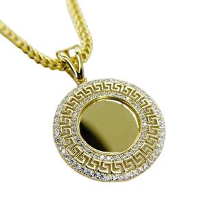 Custom <b>Memory</b> Photo Pendant Silver Moissanite Diamond Personalized Picture Pendant Family Memorial Jewelry <b>Gift</b> - Product Image 1